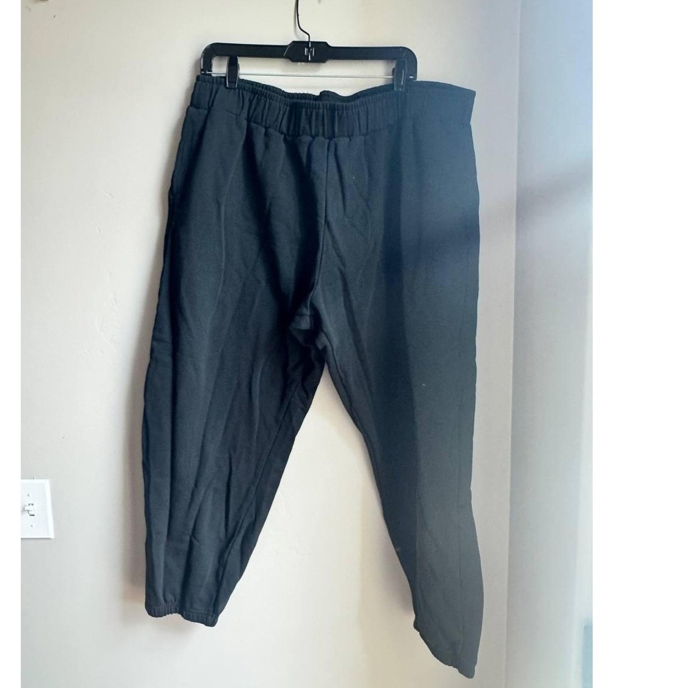 Pact Organic Cotton Harem Jogger Pants Black XXXL Activewear Loungewear Travel